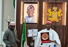 Governor Yusuf bags SWAN’S outstanding performance award for Sports Development