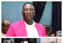 Late Mama Asetu: Ibori, Guwor, Pere of Ogulagha Kingdom, and other notable dignitaries at Service of Songs