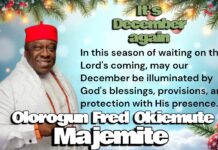 Majemite Felicitates Deltans, Delta Central as Yuletide Approaches