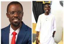 Abigborodo Youth President, Kpenosen, felicitates Platform Petroleum Base Manager, Engr. Emeke, on his birthday