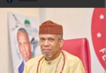 Oborevwori greets Delta Central Senator Ede Dafinone At 64