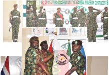 Change Of Command: Lt Col Abdullahi Assumes Leadership Of Nigerian Contingent in The Gambia