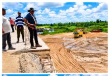 Gov. Oborevwori Makes History as Vehicles Drive Through Orere Bridge in Ughelli South