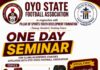 Oyo FA, Pillar of Sports in Partnership to Organize a Capacity Building Seminar for Football Coaches