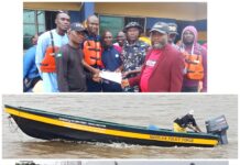 Boost to Security As Rep Member Ereyitomi Donates Speed Boat, Office equipment, Communication gadgets, others to Exvravos Police Divisional headquarters