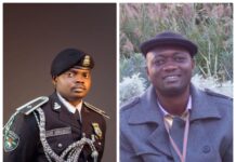 Dr. Agbolaya Congratulates Rabiu on His successful Passing Out Parade from Police Academy